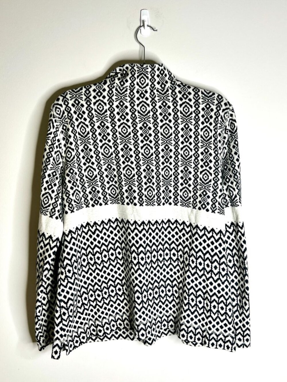 Talbots Fair Isle Half Zip Pullover Cozy Outdoor Cabincore Apres Ski Sz Large - Picture 6 of 6